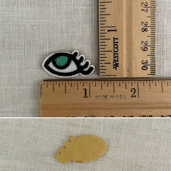 Set of 8 Colorful Embroidered Patches Fun Quotes and Designs for Clothing Crafts - Picture 7 of 7